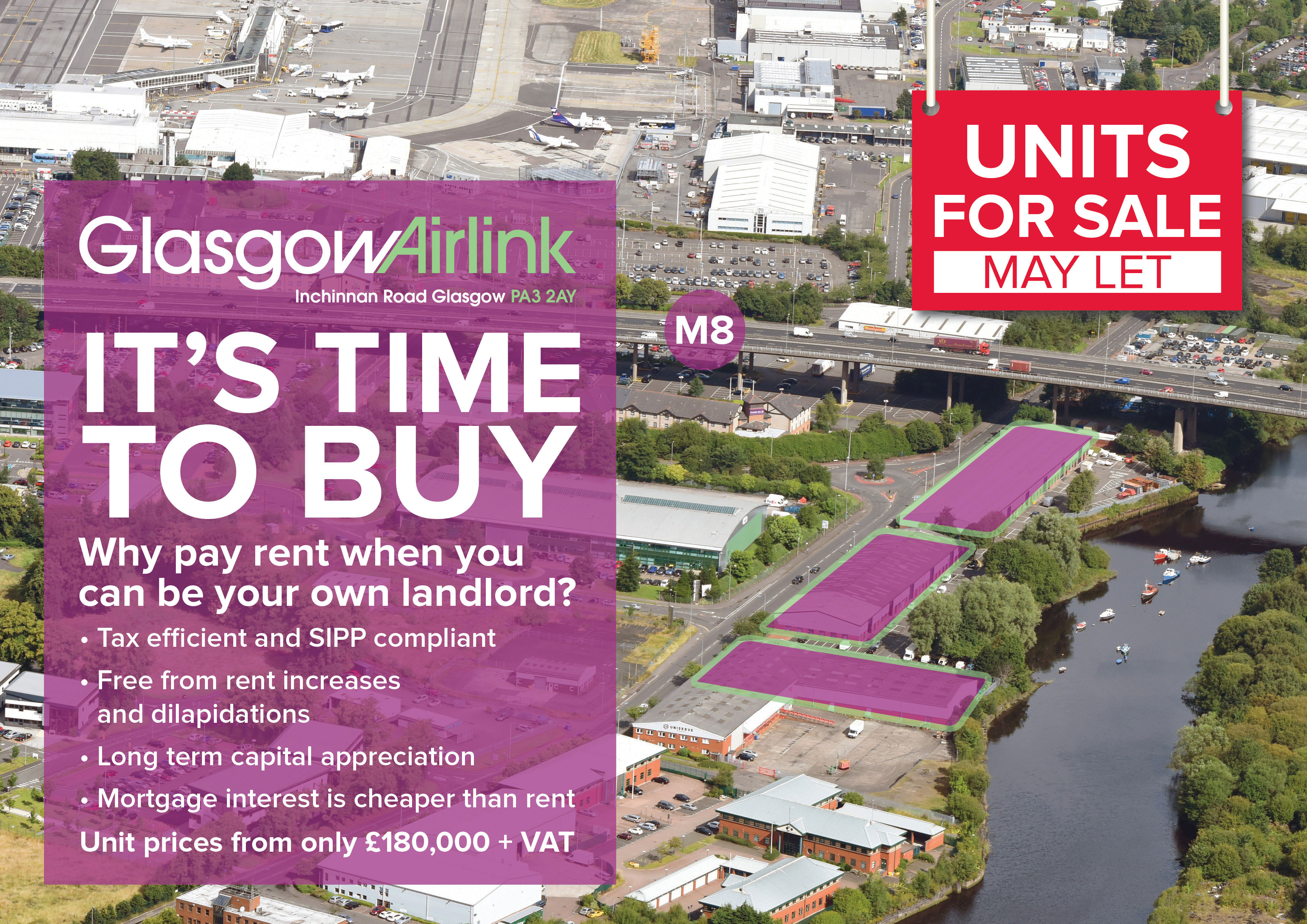 Business Units for Sale at Glasgow Airlink