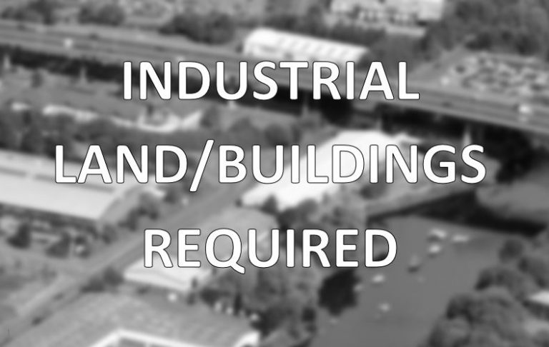 Industrial Land/Buildings Requirement