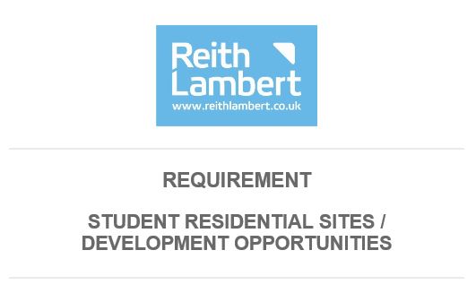 Requirement – Student Residential Sites/Development Opportunities